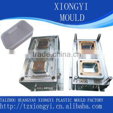 custom EU standard 2 cavity plastic box mould manufacturer