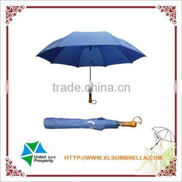 28" alibaba china supplier wooden handle golf foldable umbrella