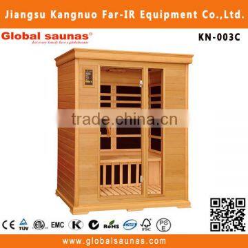 Far infrared design+glas+sauna KN-003C