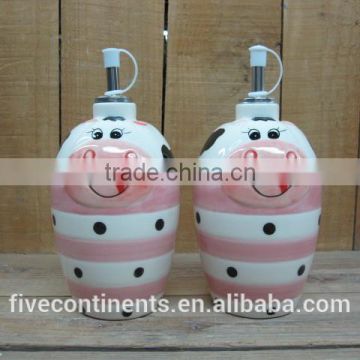 hot sale ceramic oil and vinegar bottles,dispenser