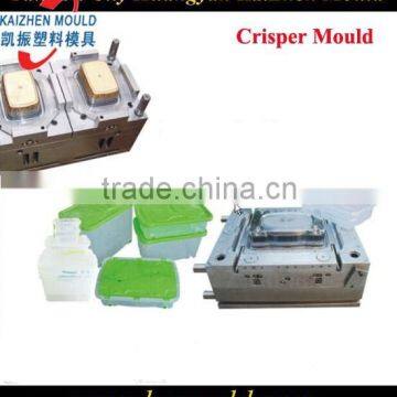 Plastic injection crisper box molds