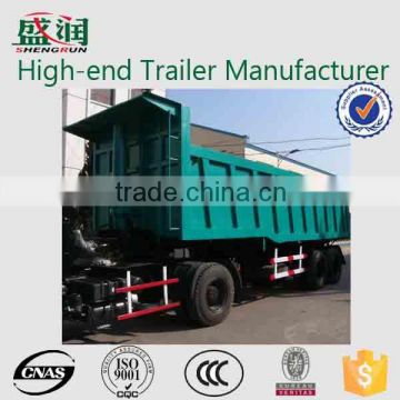 Huajing axle tipping trailer hydraulic truck trailer for sale