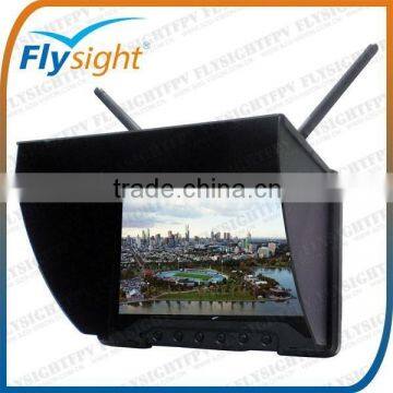 C885 Flysight 5.8ghz 32CH Diversity Receiver Built-in Battery No blue Screen 7" FPV Monitor OEM