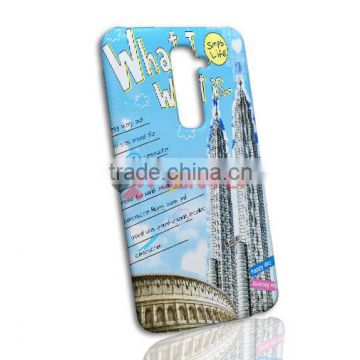 Wholesale OEM 3D Sublimation Blank Matte customized phone cover for LG G2 Case