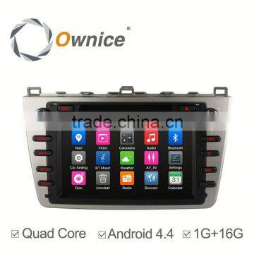 Ownice C300 Quad Core Pure Android 4.4 car audio for Mazda with radio TV