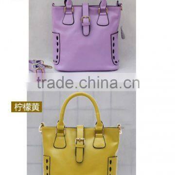 2016 New Style Daily Handbags for Girls Genuine Leather Women Tote Handbags photo-5