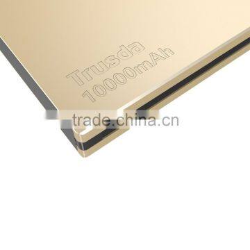 Built in Cable 10000mah Intelligent Metal Case Power Bank