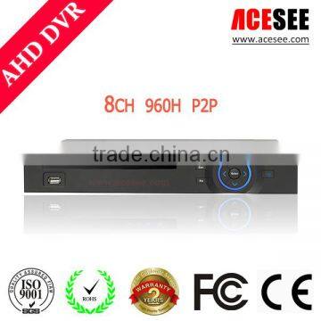 2015 hot HD-Cvi DVR with P2p/Nat Function and Alarm Function 1080p