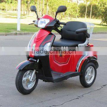 EEC green power disabled three wheel electric scooters with fat seat for adults for sale