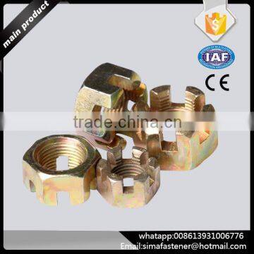 DIN934 STELL HEX SLOTTED NUTS Castle Nut photo-6