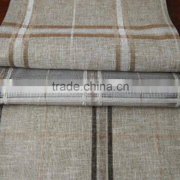 Wholesale China plaid style chenille curtain fabric for curtain room divider