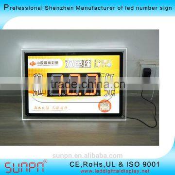 LED lottery sign led advertisement board