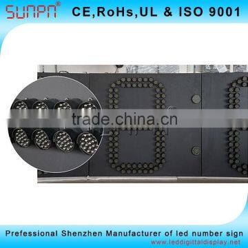 Iran 45Inch White Color 88:88 and 88:88:88 Time and Temp Led Sign and Digitals Time Clock photo-2