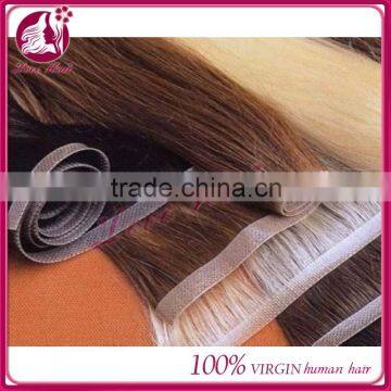Cheap Virgin Brazilian Human Hair Tape Hair Extension photo-3