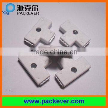 10mm T shape 4 pin LED connector for 5050 RGB strip light