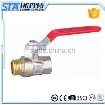 ART.1022 China Manufacturer Lever Handle CW617N PN 25 600 WOG Water Oil Gas Forged 1" 1 Inch Brass Ball Valve for Wholesale photo-2