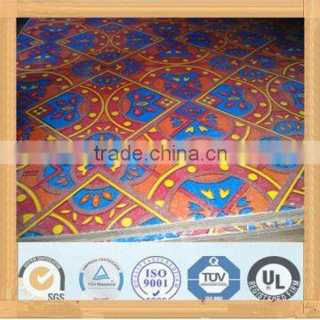 Cheapest Price Somalia market Paper Faced Plywood/Flower Design Paper Overlaid Plywood email:leigh@qdgoldluck.com