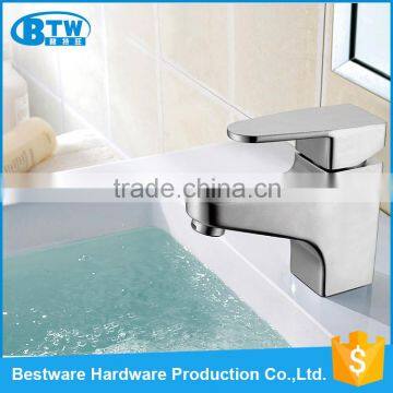 China UPC approve S/S 304 deck mounted single handle square wash basin faucets