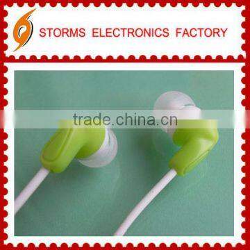 Best quality plastic3.5mm plug in ear oem earring earphones