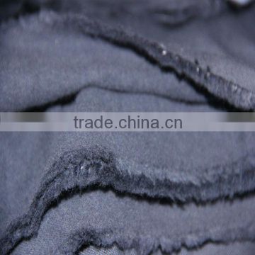 Fleece fabric made of 100% cotton fabric brushed finished