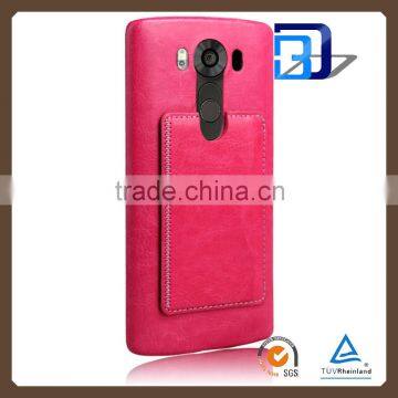 Fashionable Popular Back Wallet Leather Phone Case Cover With Credit Card Pocket Kickstand For LG V10 Lowest Price photo-2