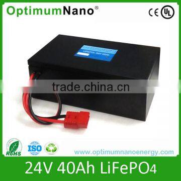 Deep Cycle 24v 40ah lithium ion battery for wind system