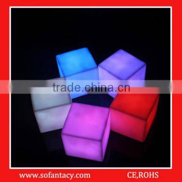 colour changing cube shape light up mood light