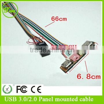 USB A Audio Output Front Panel Lead Cable for PC Computer Motherboard