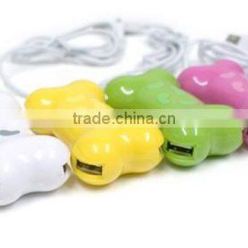 Mini USB 2.0 High Speed 4-Port 4 Port USB HUB Sharing Switch For Laptop PC Notebook Computer Wholesale photo-3