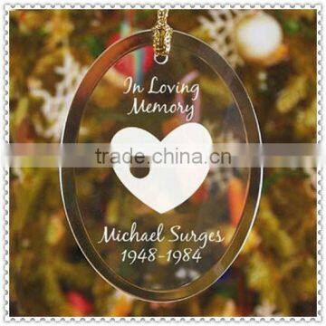 Lovely Clear Glass Tree Ornament For Pets House Decoration
