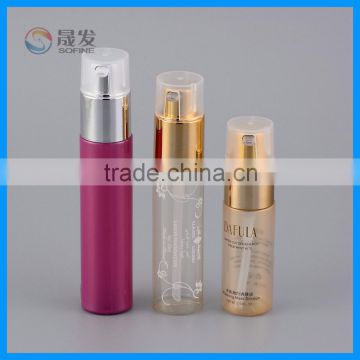 Cosmetic plastic lotion pump packaging bottle