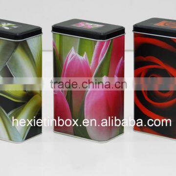 2016 hot selling new design tin box for tea or coffee