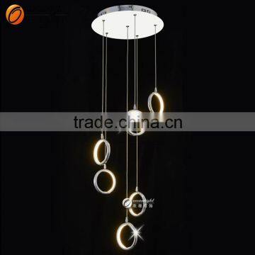 Rings Modern Light Pendant Indoor Light Aluminum Isulation Lamp OXD9913-50W photo-6