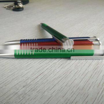 Latest Innovative Products Lacquer Barrel, Silver Neb and Clip Top Sale Plastic Pen