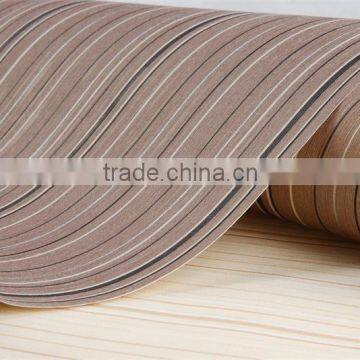 Paper Back Vinyl Coated Light Embossed Wallpaper Stripes photo-5