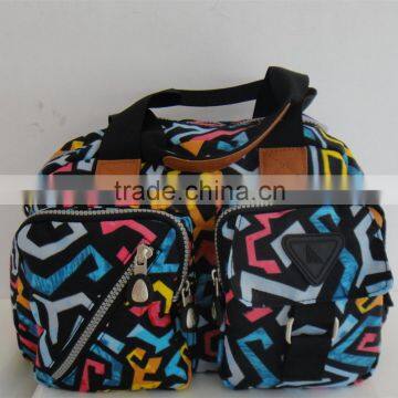 Ladies Genuine Leather Handle Magnet Button Handbag Brands photo-4