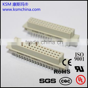 DIN 41612 3 row 32 pin right angle female type