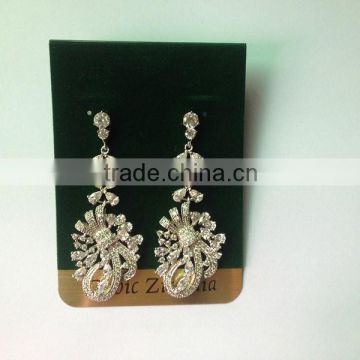 High quality wedding jewelry bridal earrings