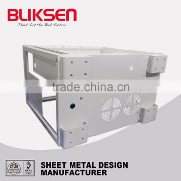 Precise din rail electrical metal enclosure manufacture