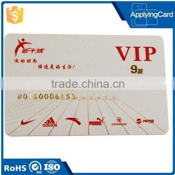 PVC 125 khz/hf cards pvc plastic sheet/ contactless plastic card