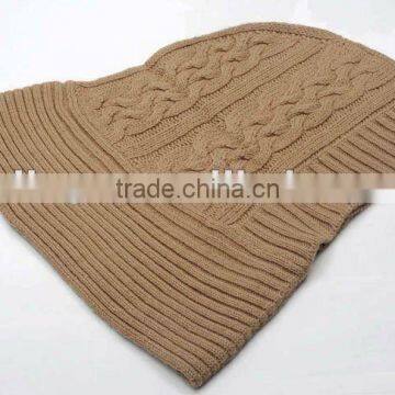 cashmere knitted head wear tubes,scarf, hat