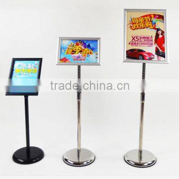 Metal advertising display stand