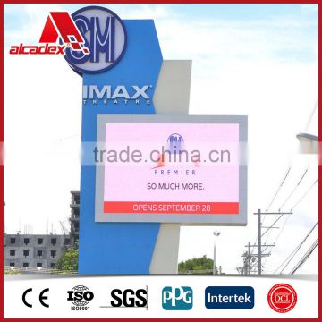 signage decoration design acm aluminium composite panel