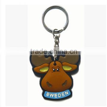 Hot selling silicone letter keychain