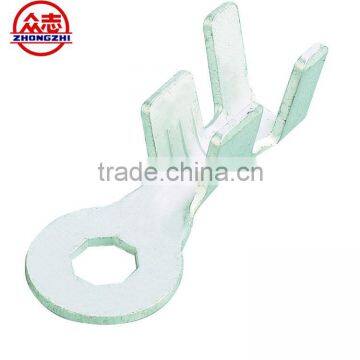 K030770D-6-10 Automobile parts bright tin plating plug connector ring lug brass car terminal