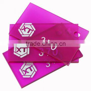 Translucent Yellow/Purple Acrylic Sheet