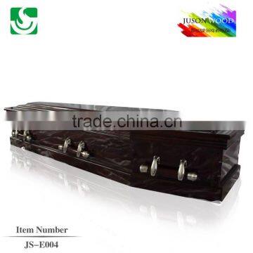 JS-E004 Good Quality High Gloss Coffin Factory