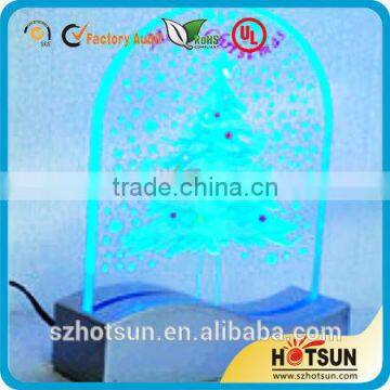 Specilized reasonable price acrylic led display for 2014 Christmas