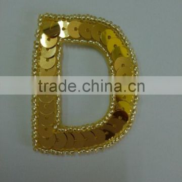 Hot sale Sequin Letter Applique