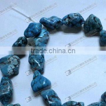 Turquoise stone nugget beads 15mm-20mm